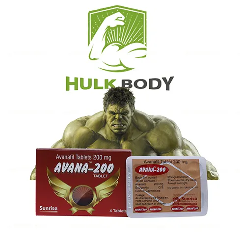 Avana 200 200mg (4 pills)