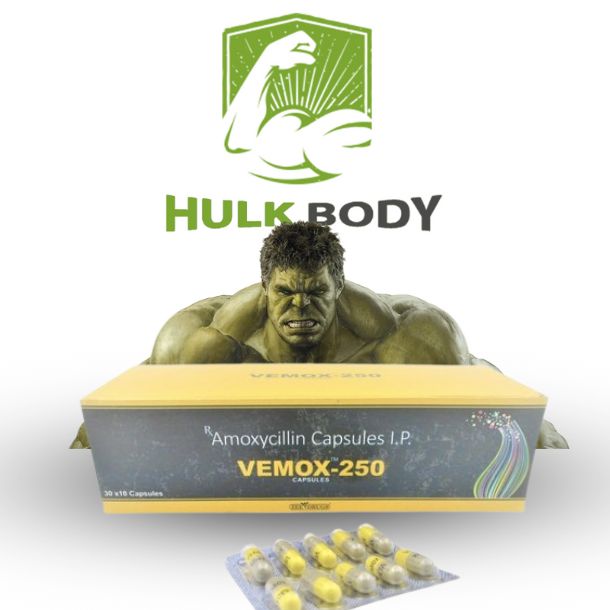 Vemox 250 250mg 30 capsules