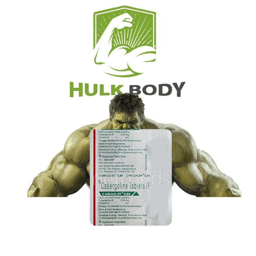 Cabgolin 0.25 0.25mg (4 pills)