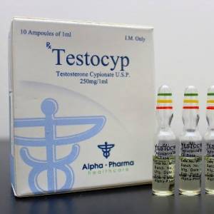Testocyp 10 ampoules (250mg/ml)